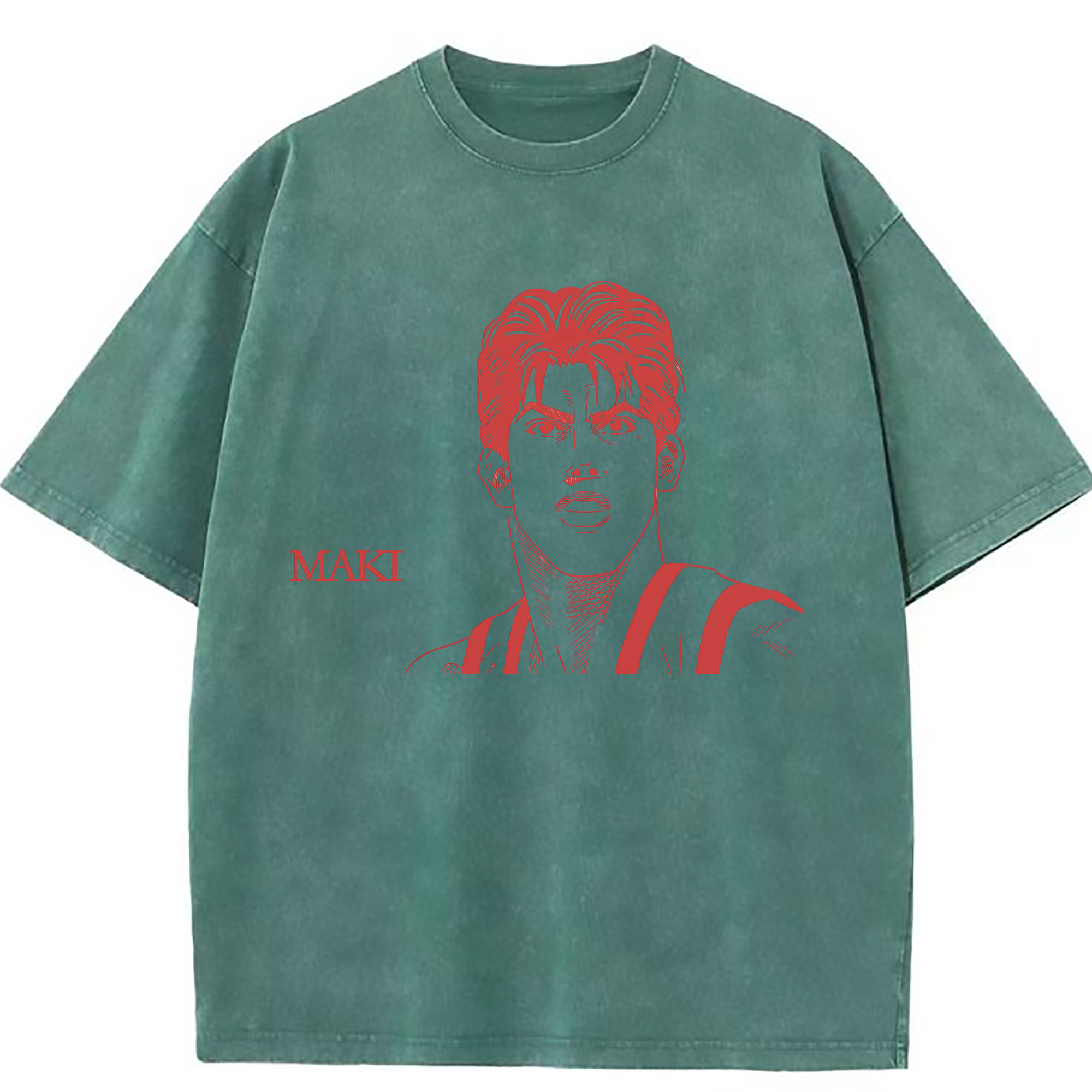 （画像用） SLAM DUNK／スラムダンク 綿100% ヴィンテージ風 半袖Tシャツ（フロントプリント）